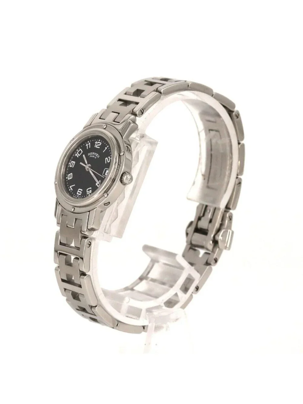 Hermes Clipper SS Quartz Watch